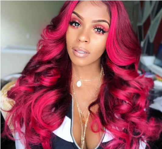 Wavy Long Human Hair Wigs