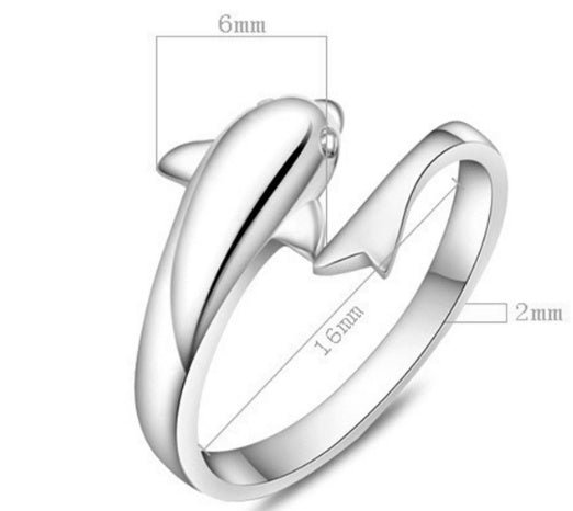 Cute Dolphin Ring